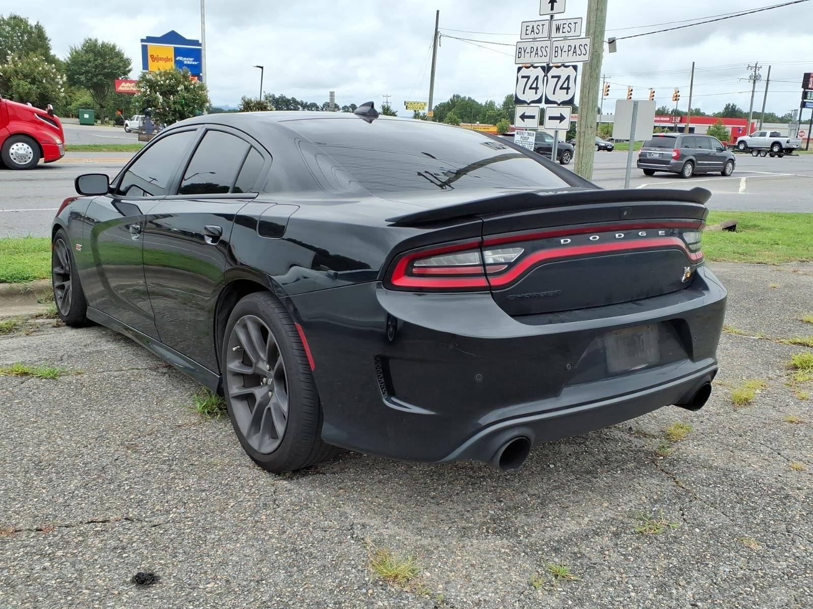 Used 2020 Pitch Black Clearcoat Dodge Scat Pack image 4