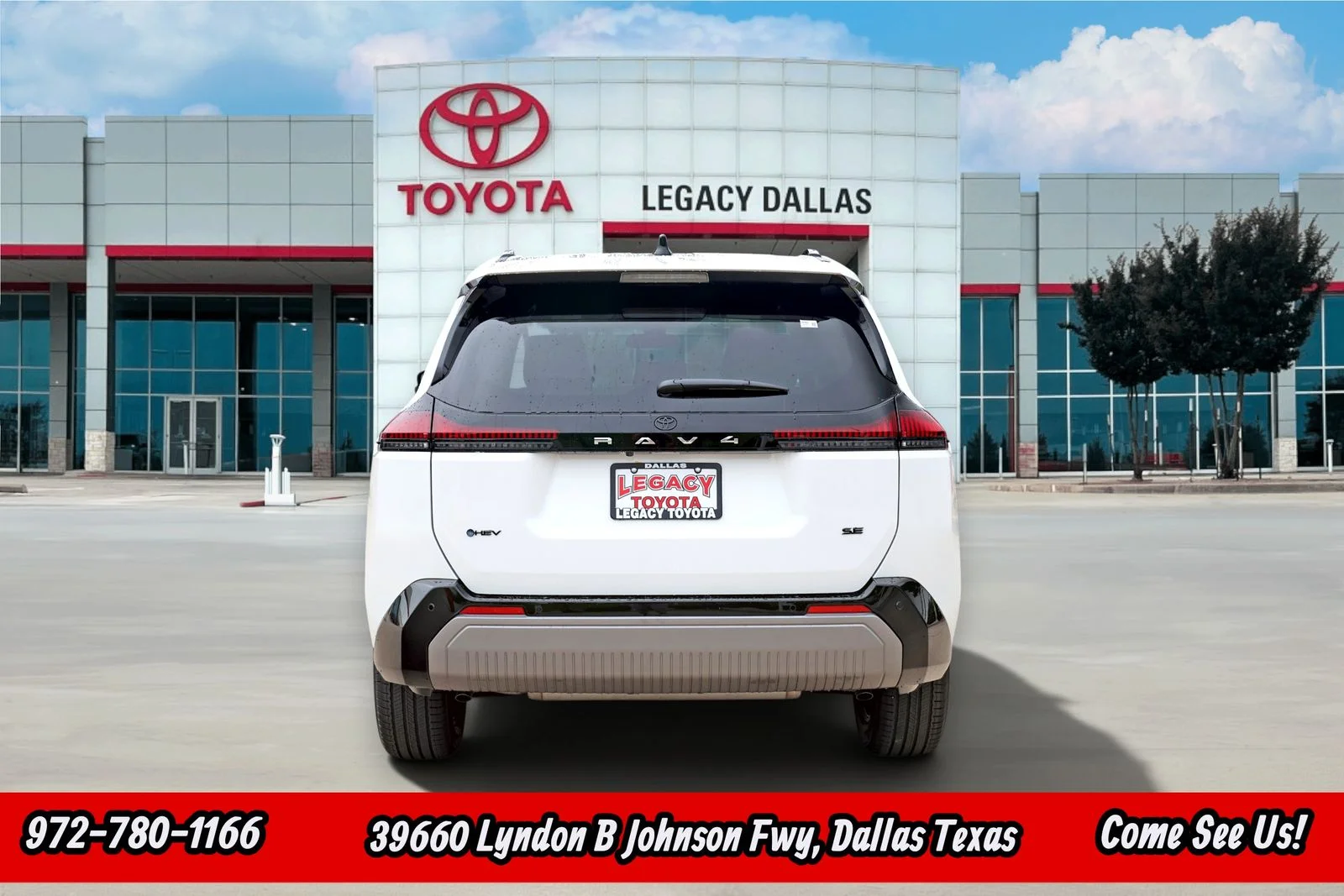 New 2026 White Toyota SE image 7