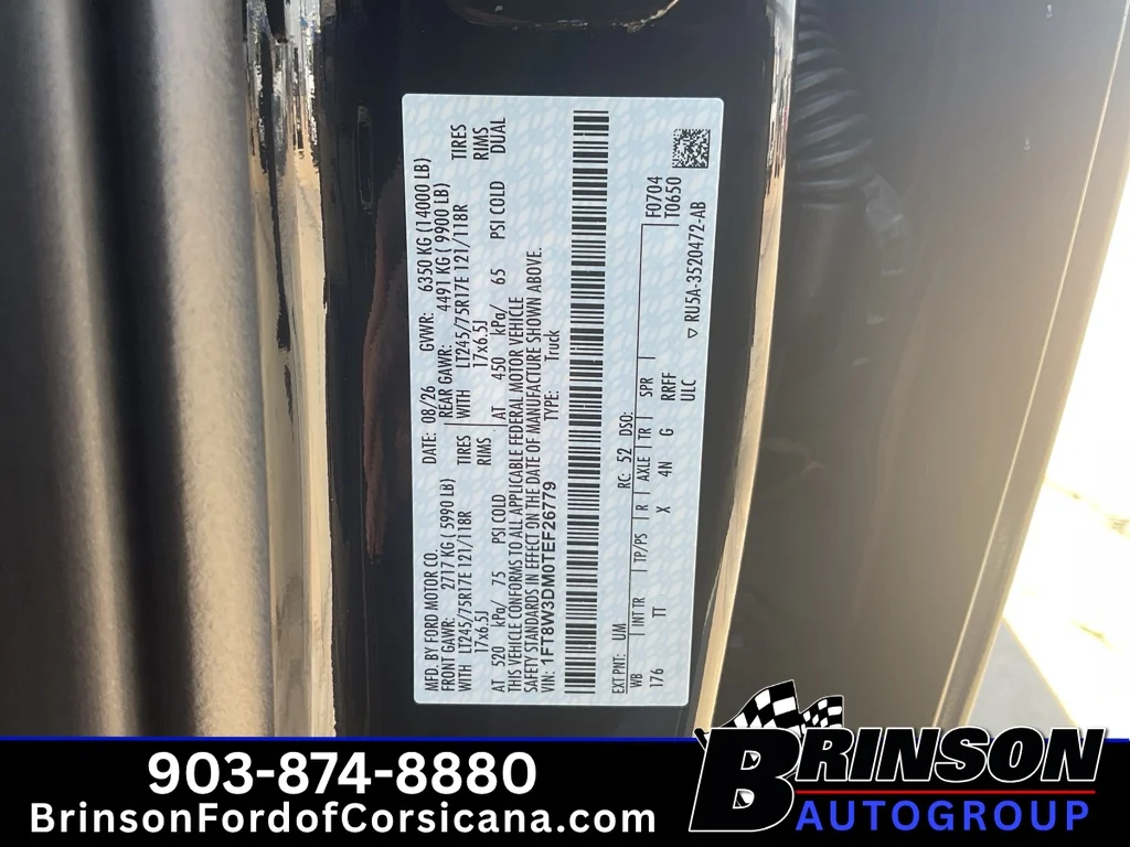 New 2026 Agate Black Metallic Ford F-350® Platinum® image 22