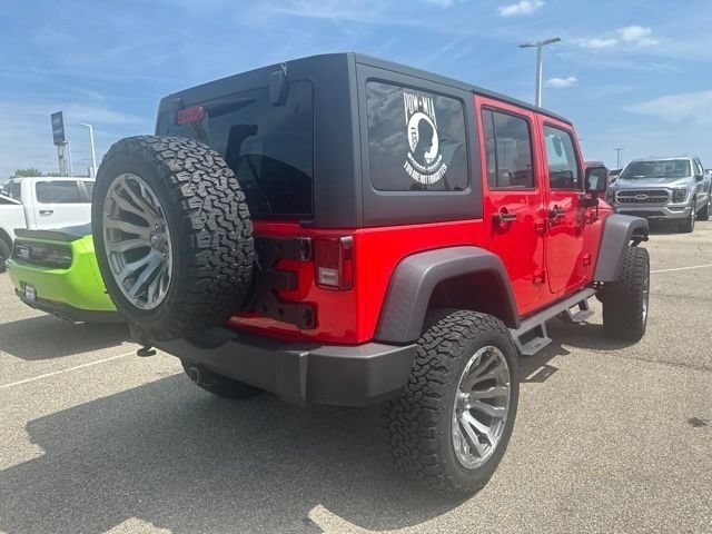 Used 2018 Firecracker Red Clearcoat Jeep JK Unlimited Sport image 5