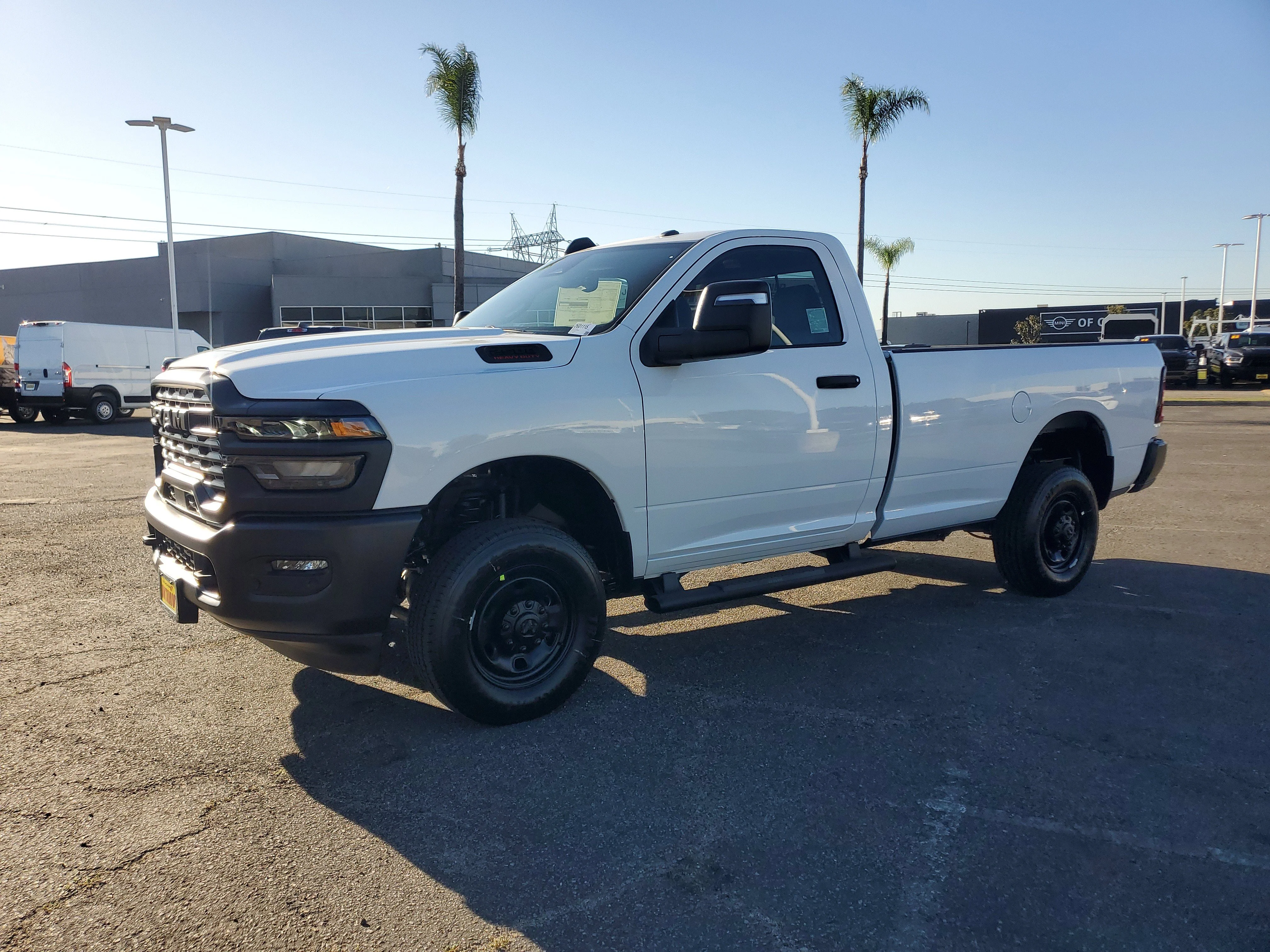 New 2026 Bright White Clear-Coat Exterior Paint RAM Tradesman image 8