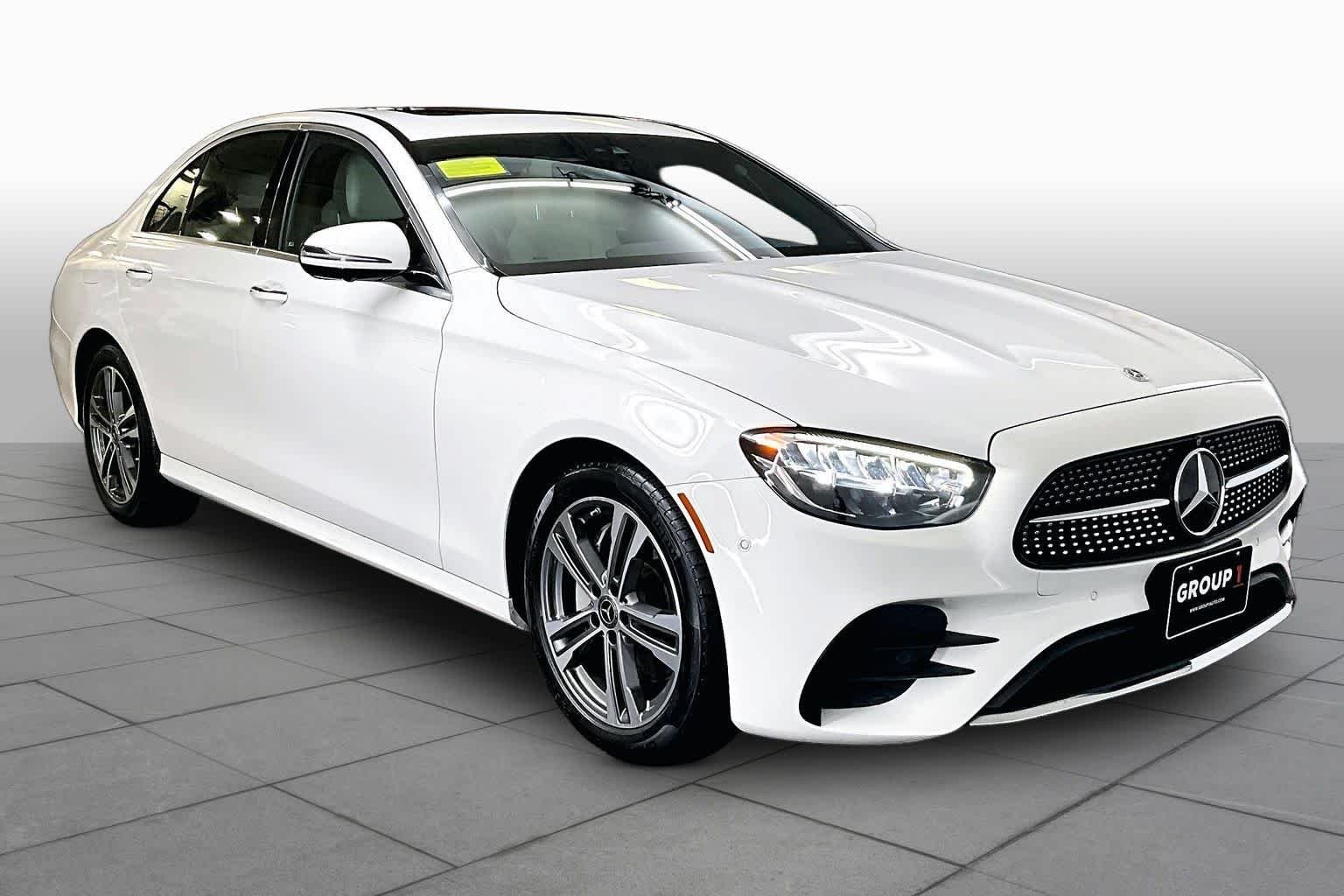 Certified Used 2023 Polar White Mercedes-Benz E 350 image 3