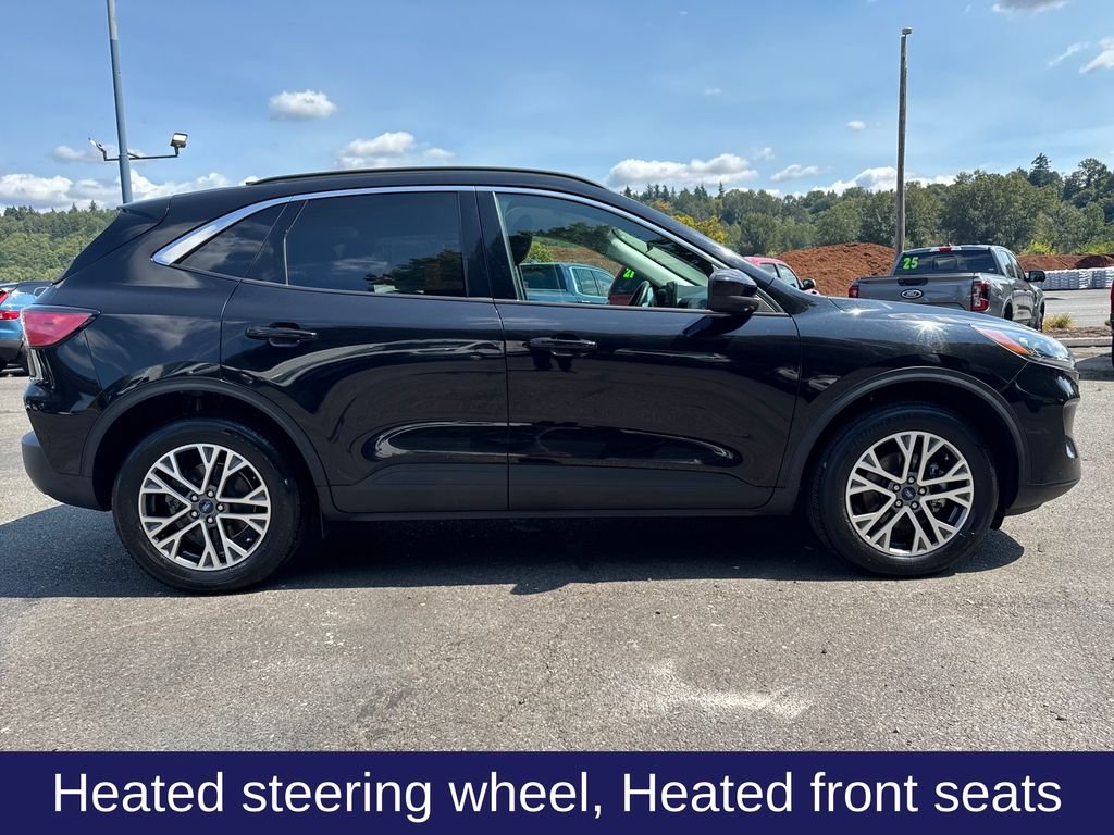 Certified Used 2021 Agate Black Metallic Ford SEL image 8