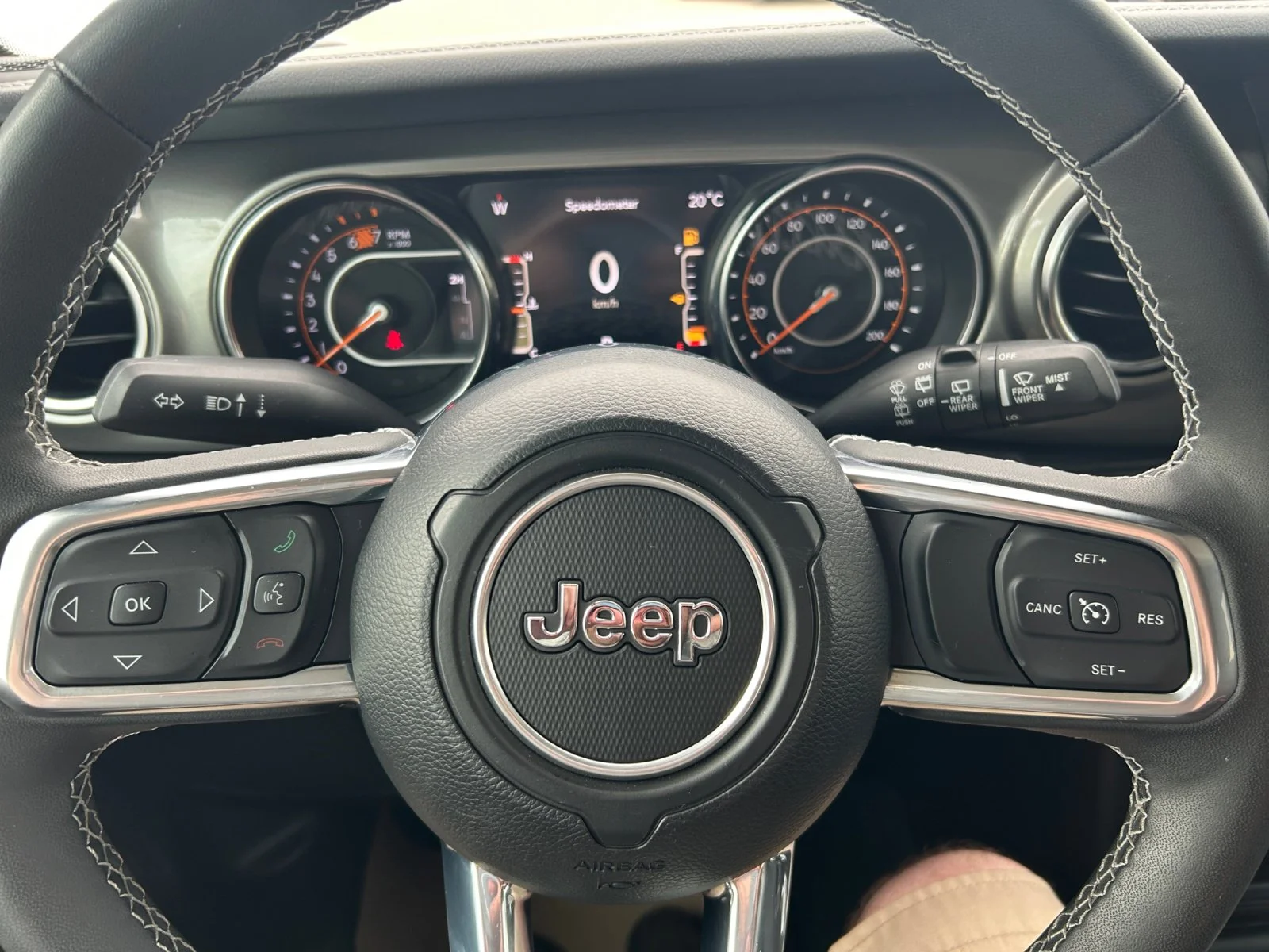 Used 2023 Granite Crystal Metallic Jeep SAHARA image 22