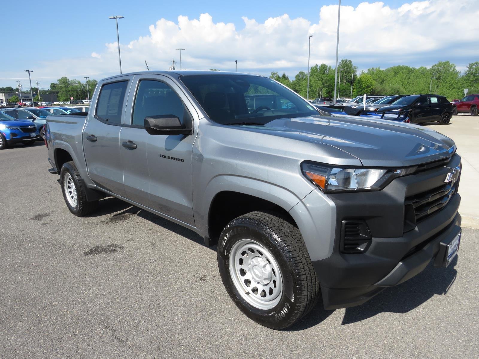 Used 2024 Sterling Gray Metallic Chevrolet Work Truck image 6