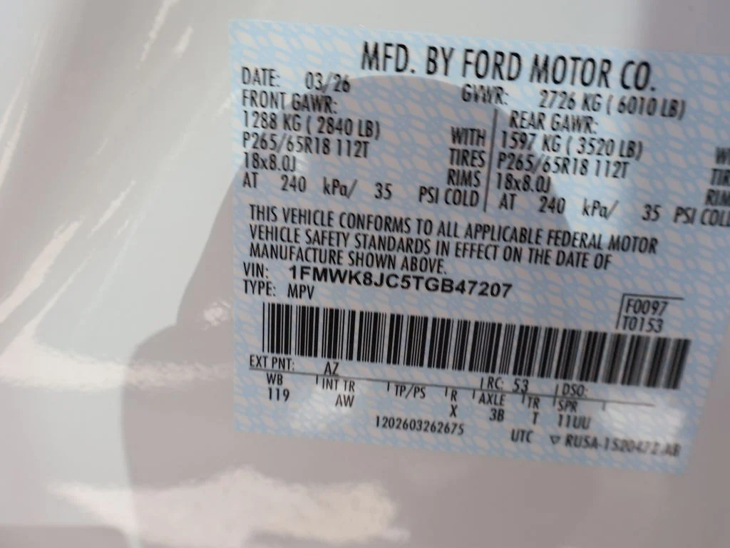 New 2026 Star White Metallic Tri-Coat Ford Tremor® image 42