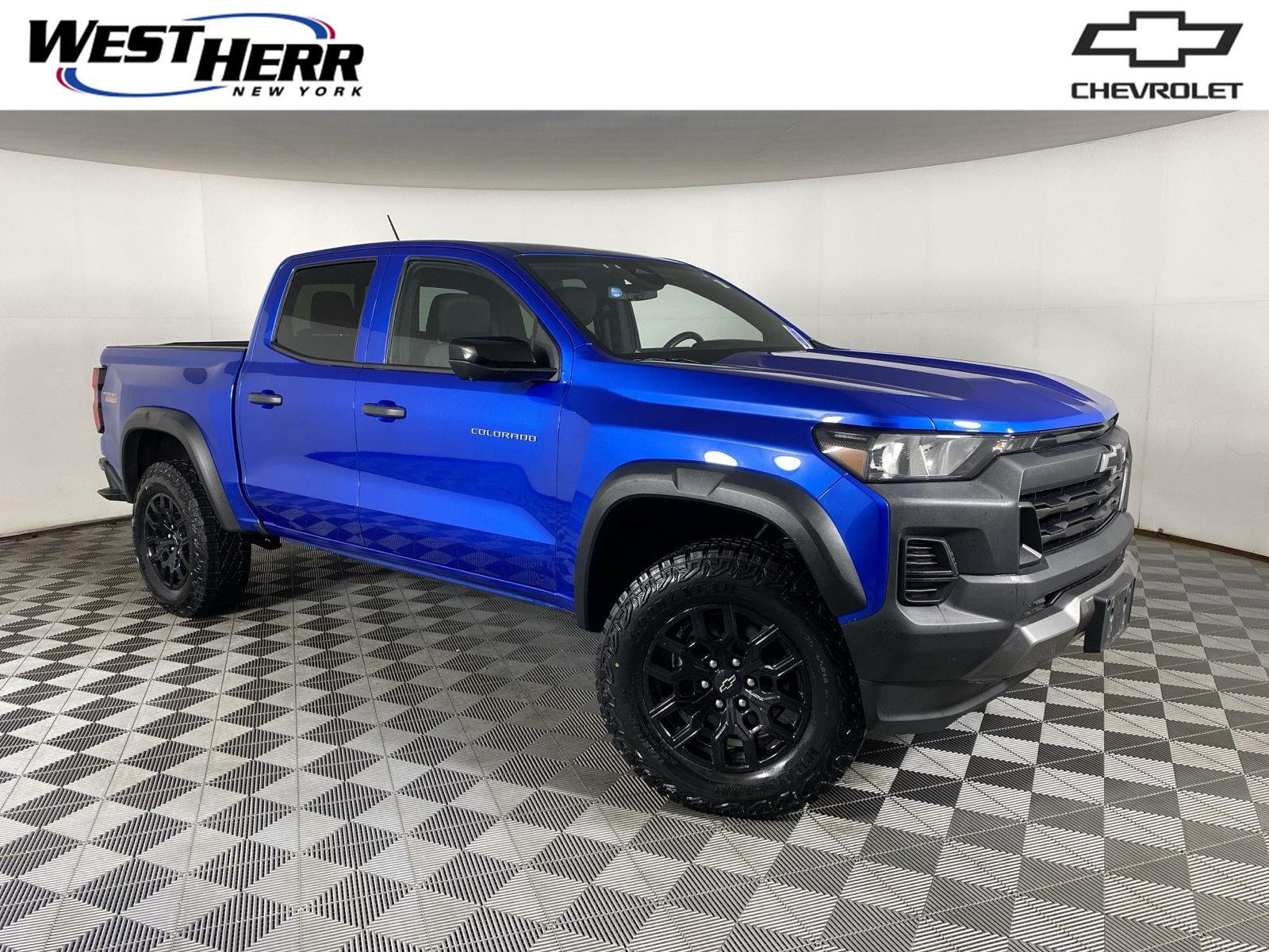 Used 2023 Glacier Blue Metallic Chevrolet 4WD Trail Boss image 1