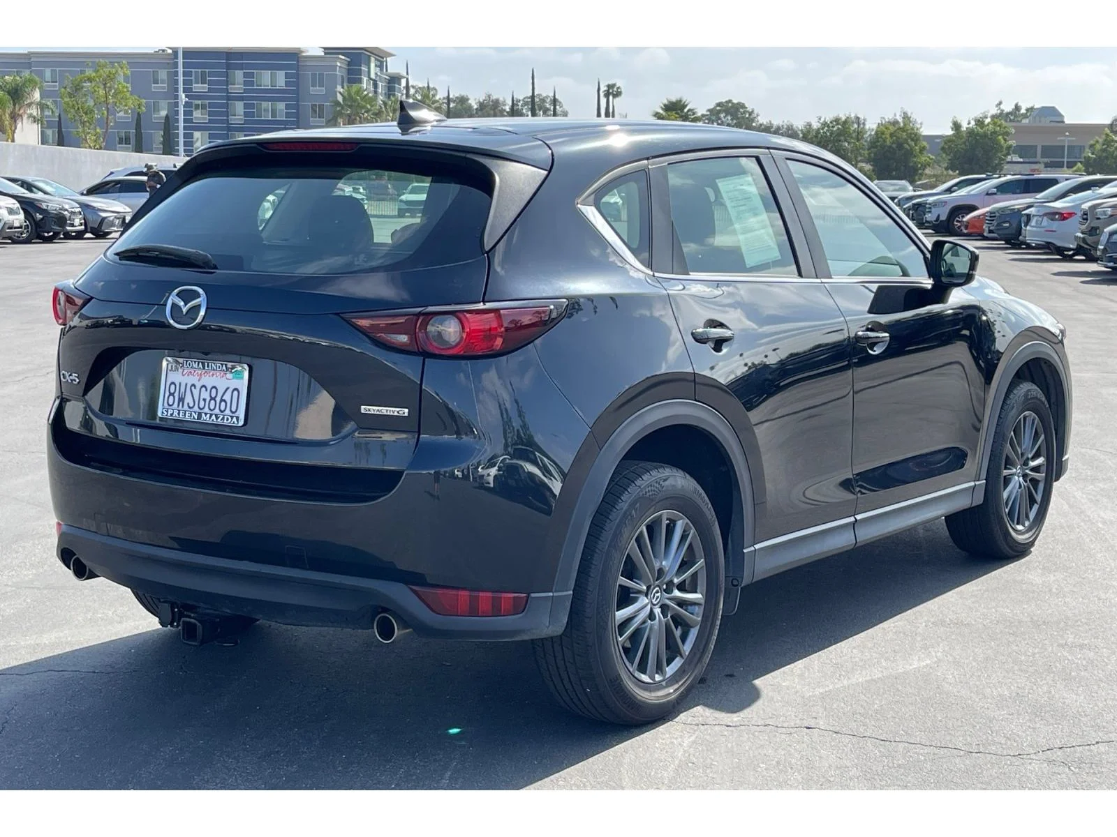 Used 2021 Jet Black Mica Mazda Sport image 7