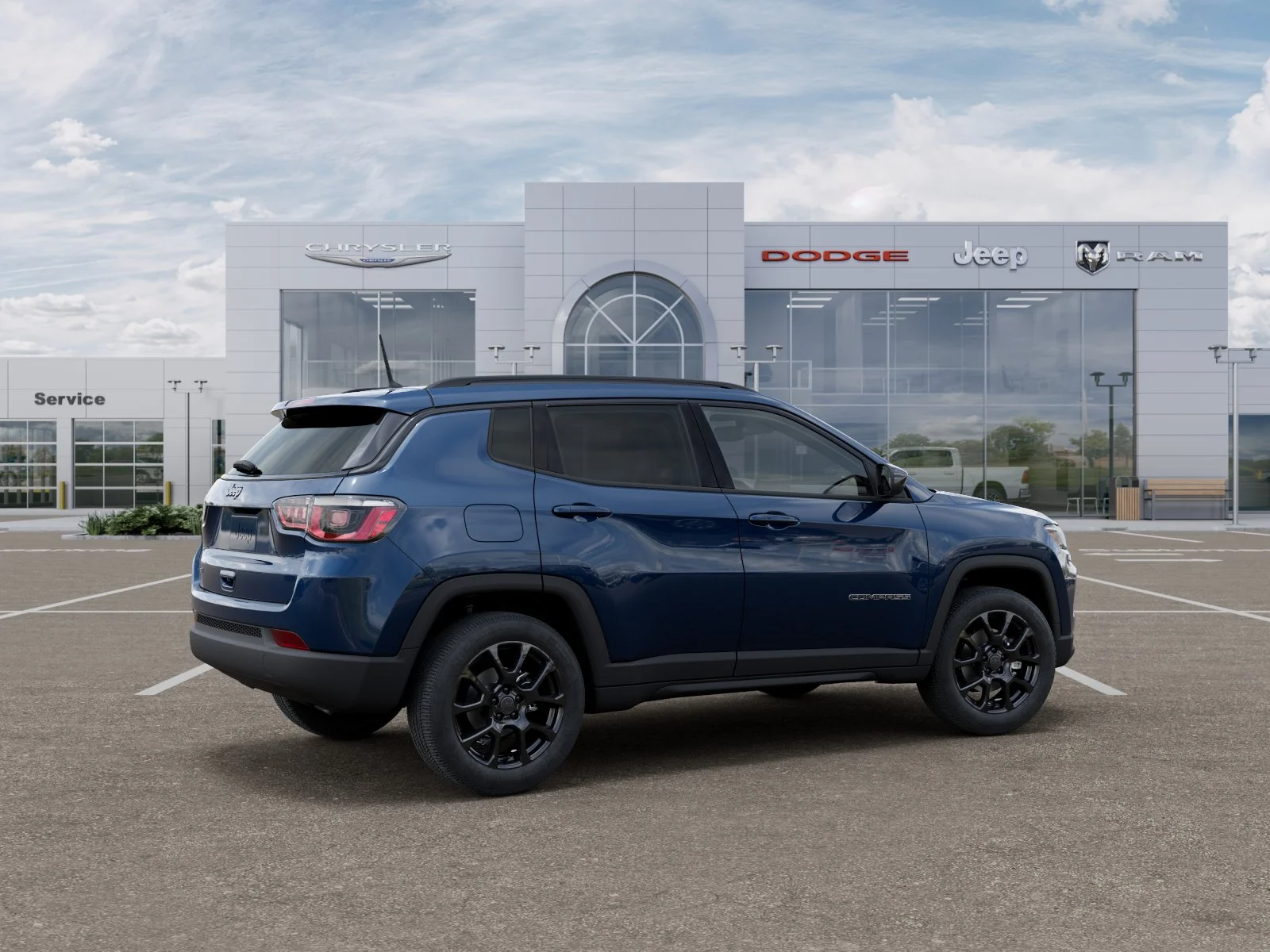 New 2026 Fathom Blue Pearl Coat Jeep Latitude image 30