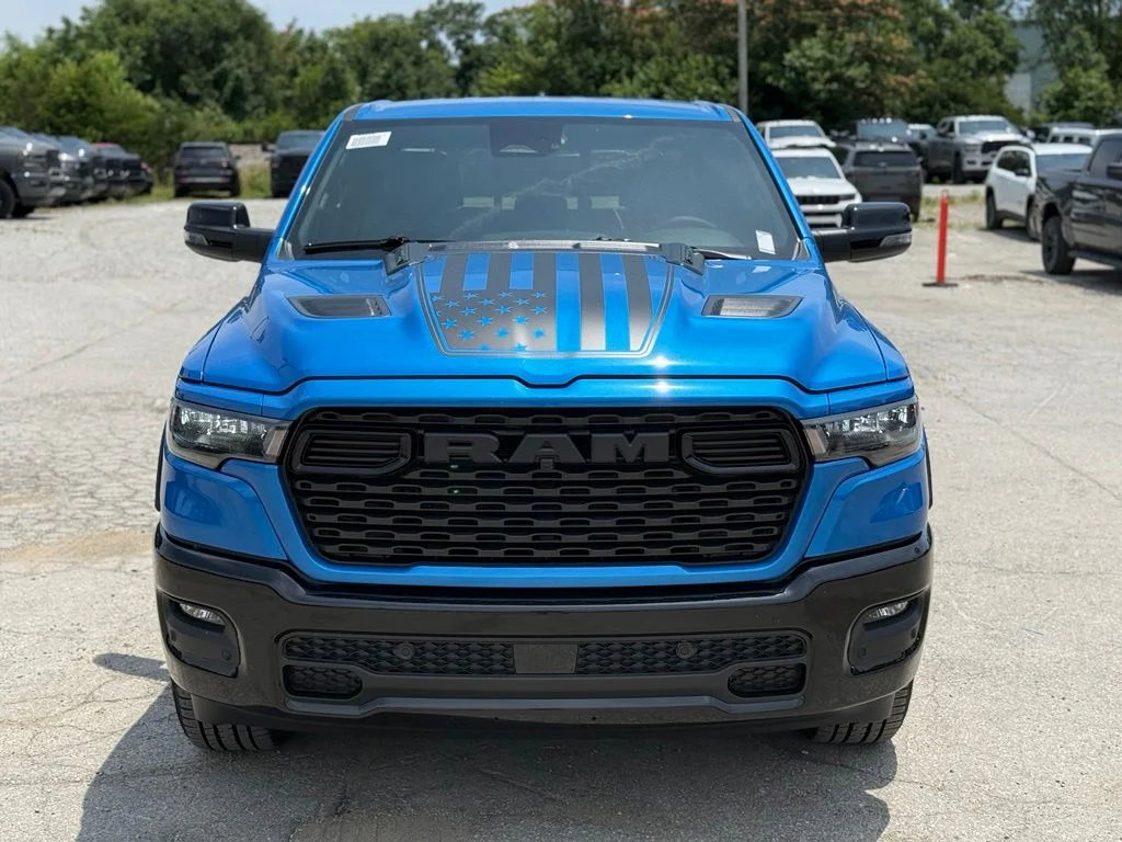 New 2026 Hydro Blue Pearl-Coat Exterior Paint RAM Big Horn/Lone Star image 3
