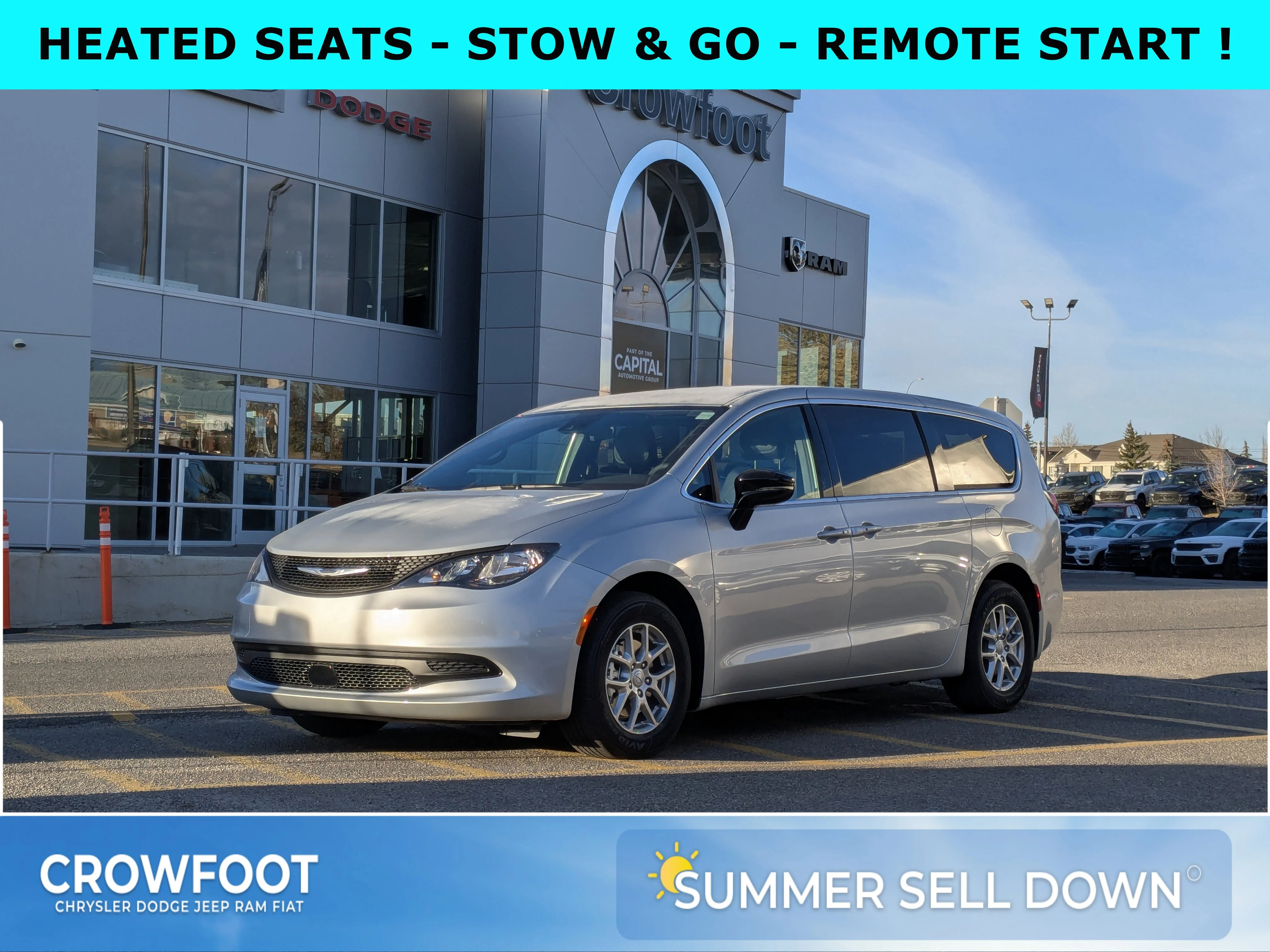 New 2026 Silver Chrysler SXT - Power Liftgate - Power Sliding Doors - Leather - Remote Starter & Tons More! image 1