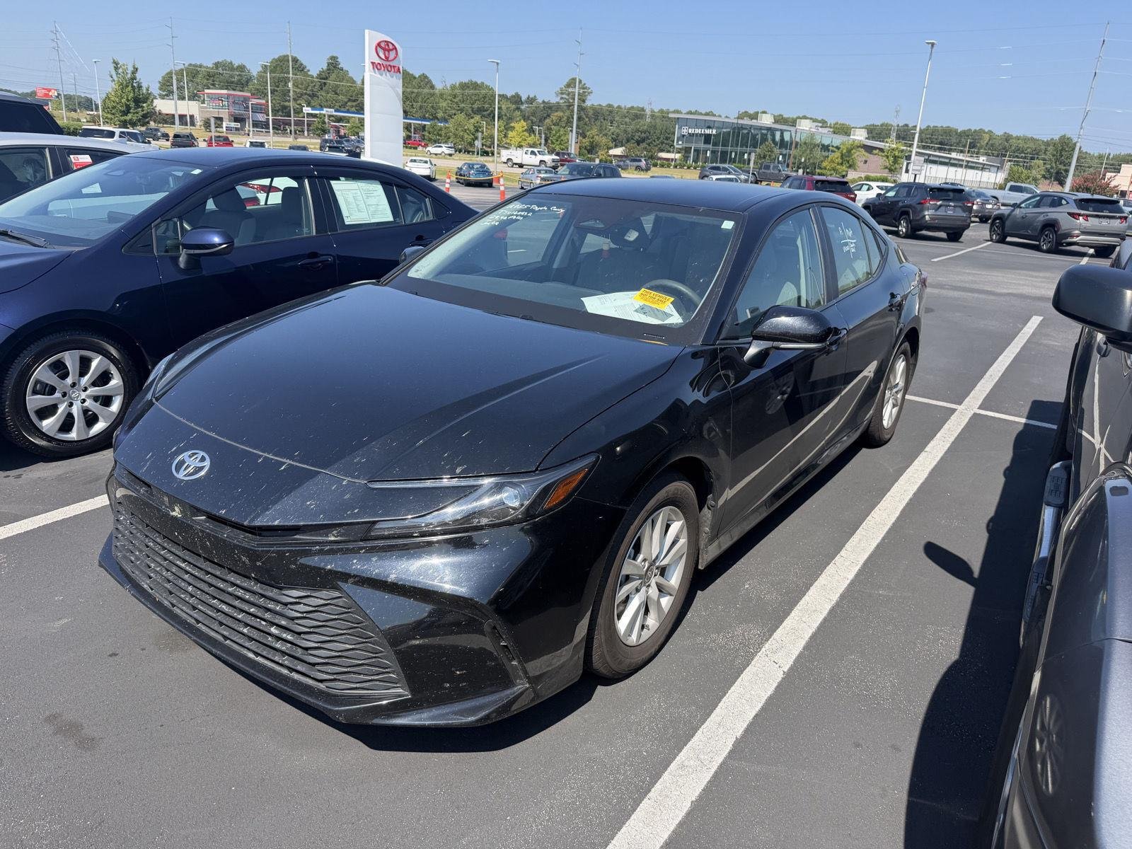 Used 2025 Midnight Black Metallic Toyota LE image 14
