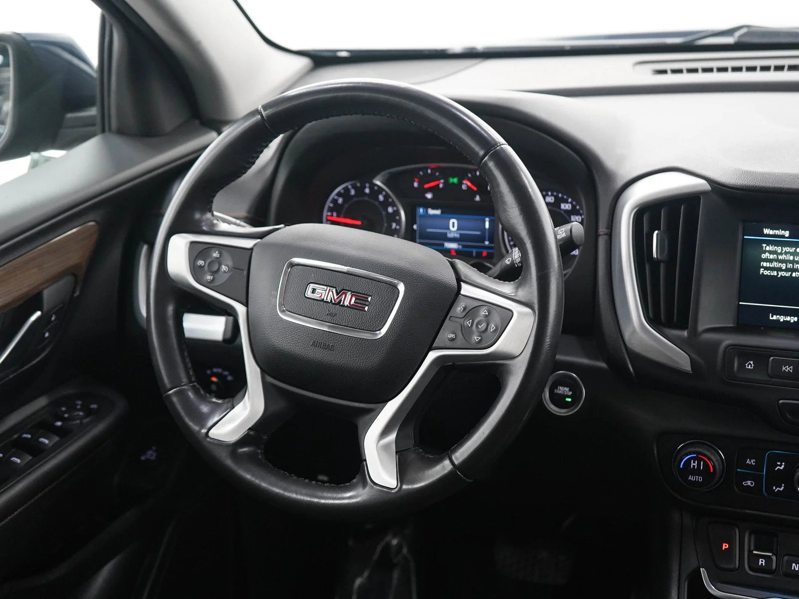 Used 2019 BLUE STEEL METALLIC GMC SLE image 14