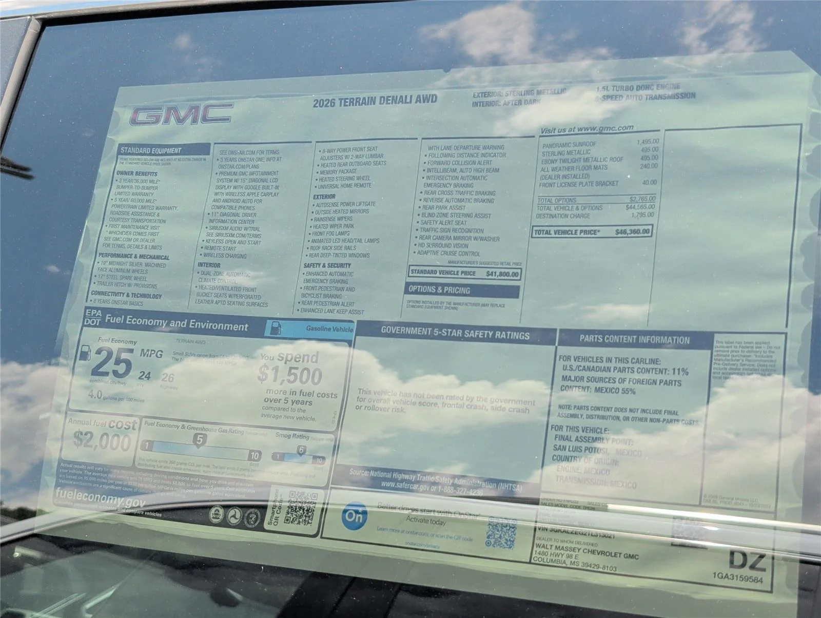 New 2026 Sterling Metallic GMC Denali image 9