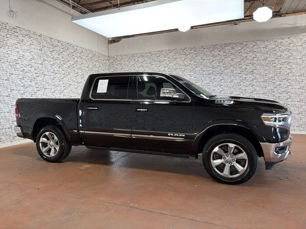 Used 2019 Diamond Black Crystal Pearlcoat Ram Limited image 8