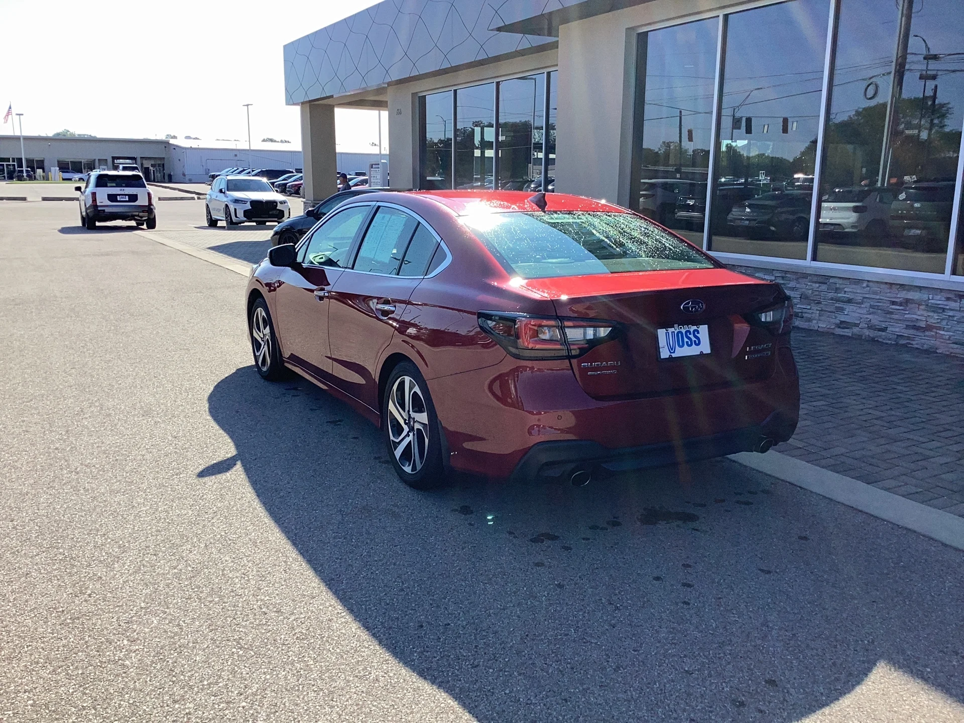 Used 2021 Crimson Red Pearl Subaru Touring XT image 6