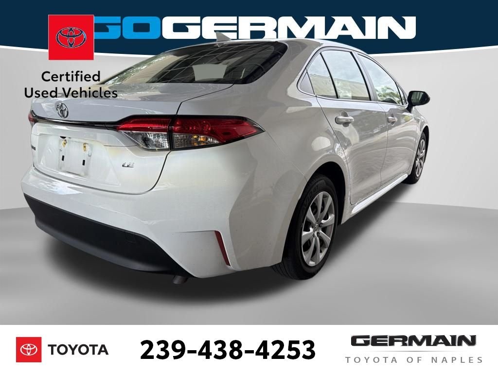 Certified Used 2023 White Toyota LE image 7