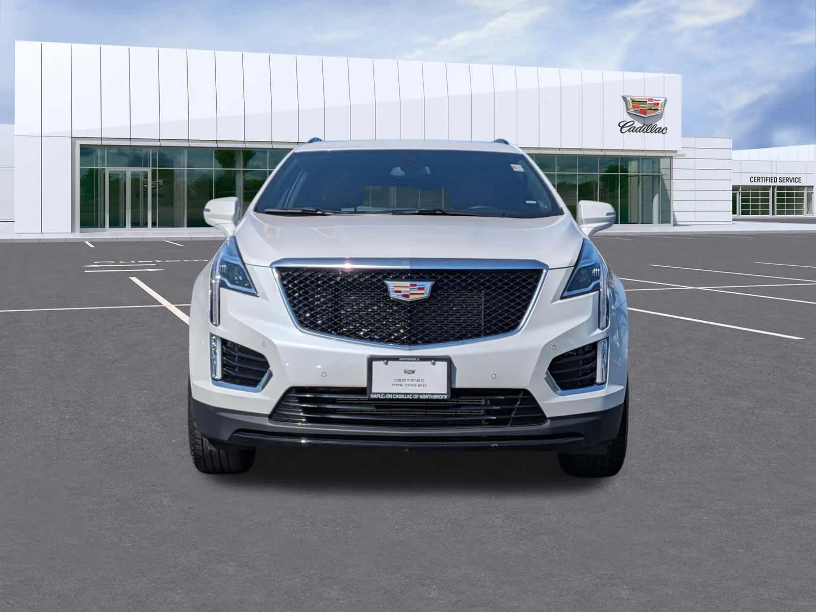 Certified Used 2023 Crystal White Tricoat Cadillac Sport image 2