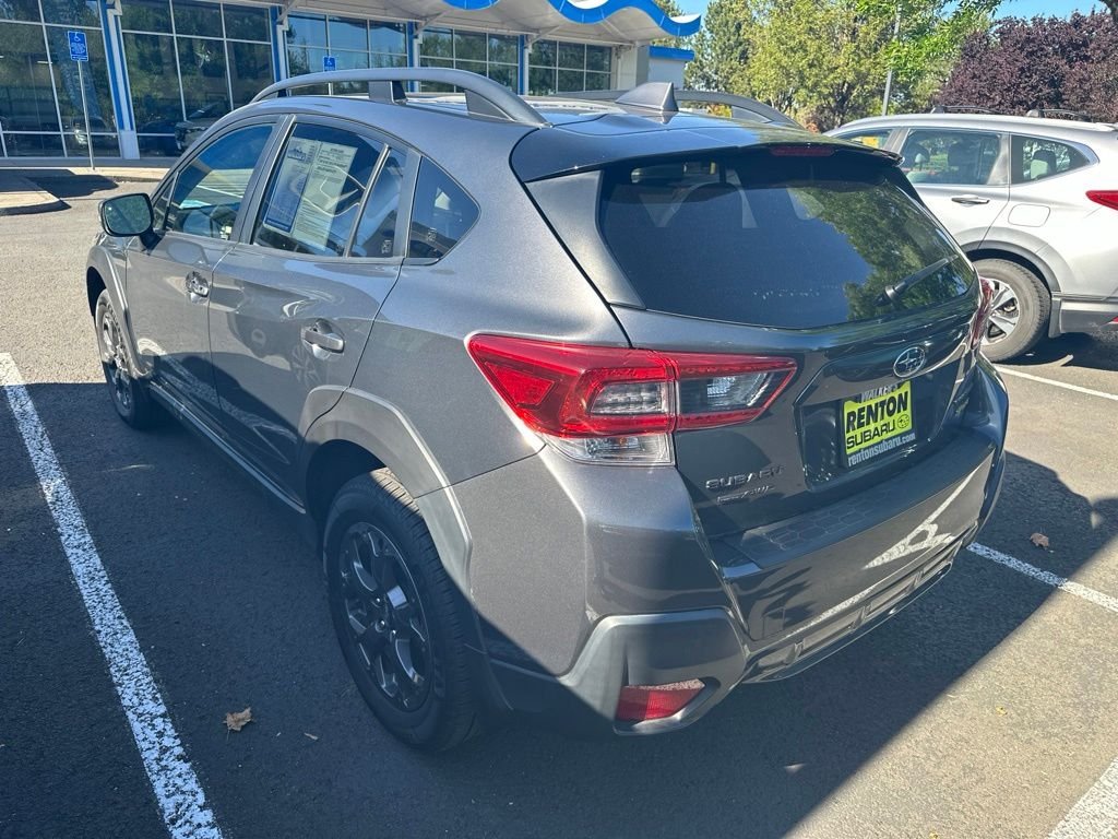 Used 2022 Magnetite Gray Metallic Subaru Sport image 3