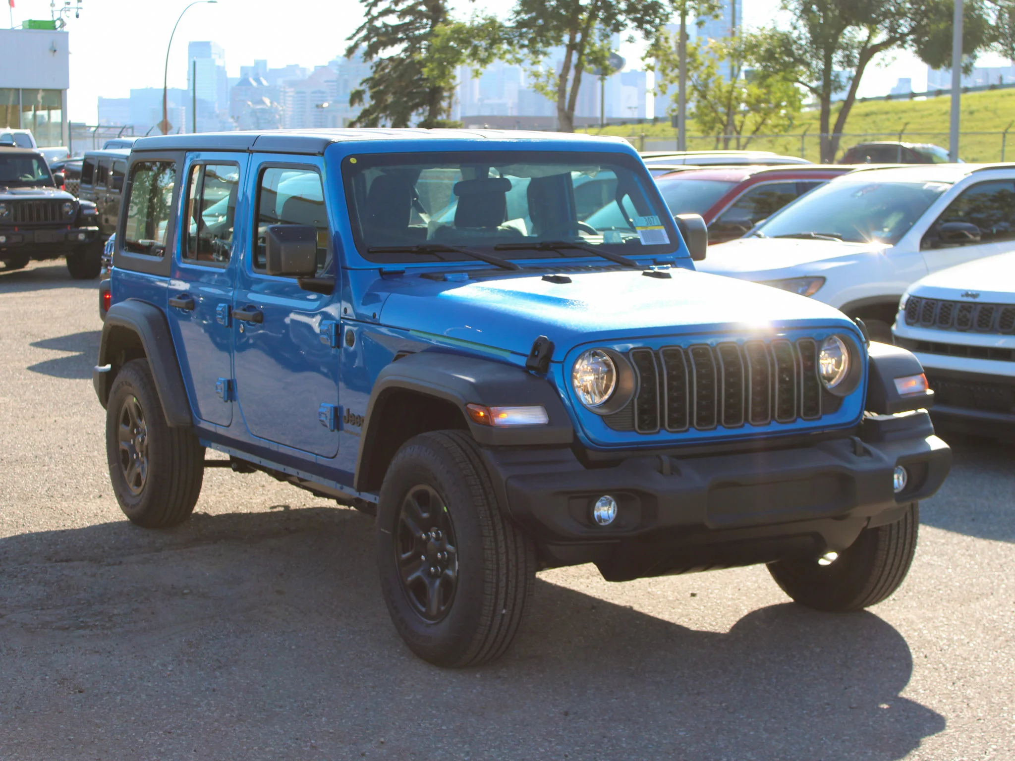 Used 2025 Blue Jeep Sport* 4 Door 4x4 image 6