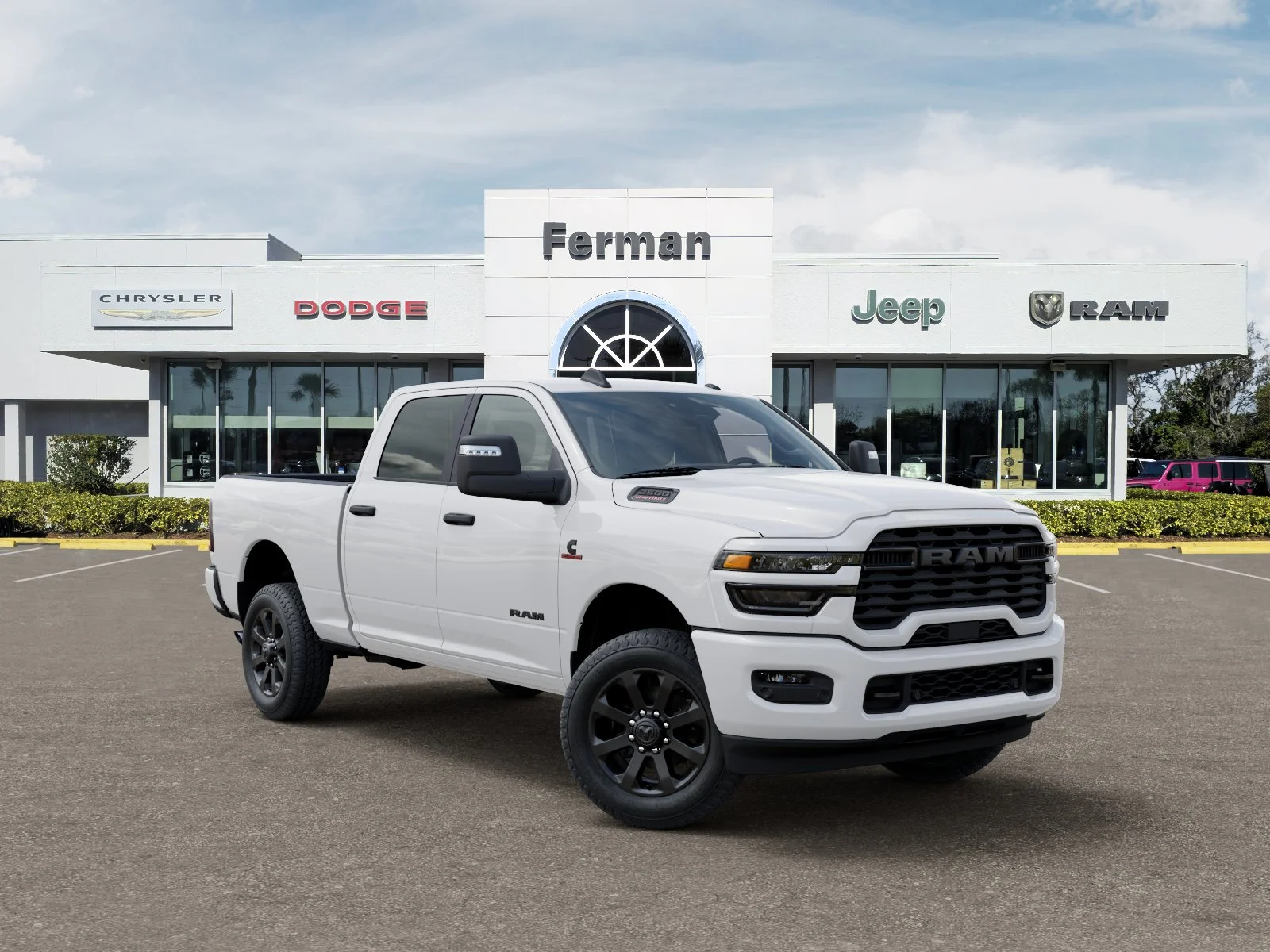 New 2026 Bright White Clear-Coat Exterior Paint RAM Big Horn image 31