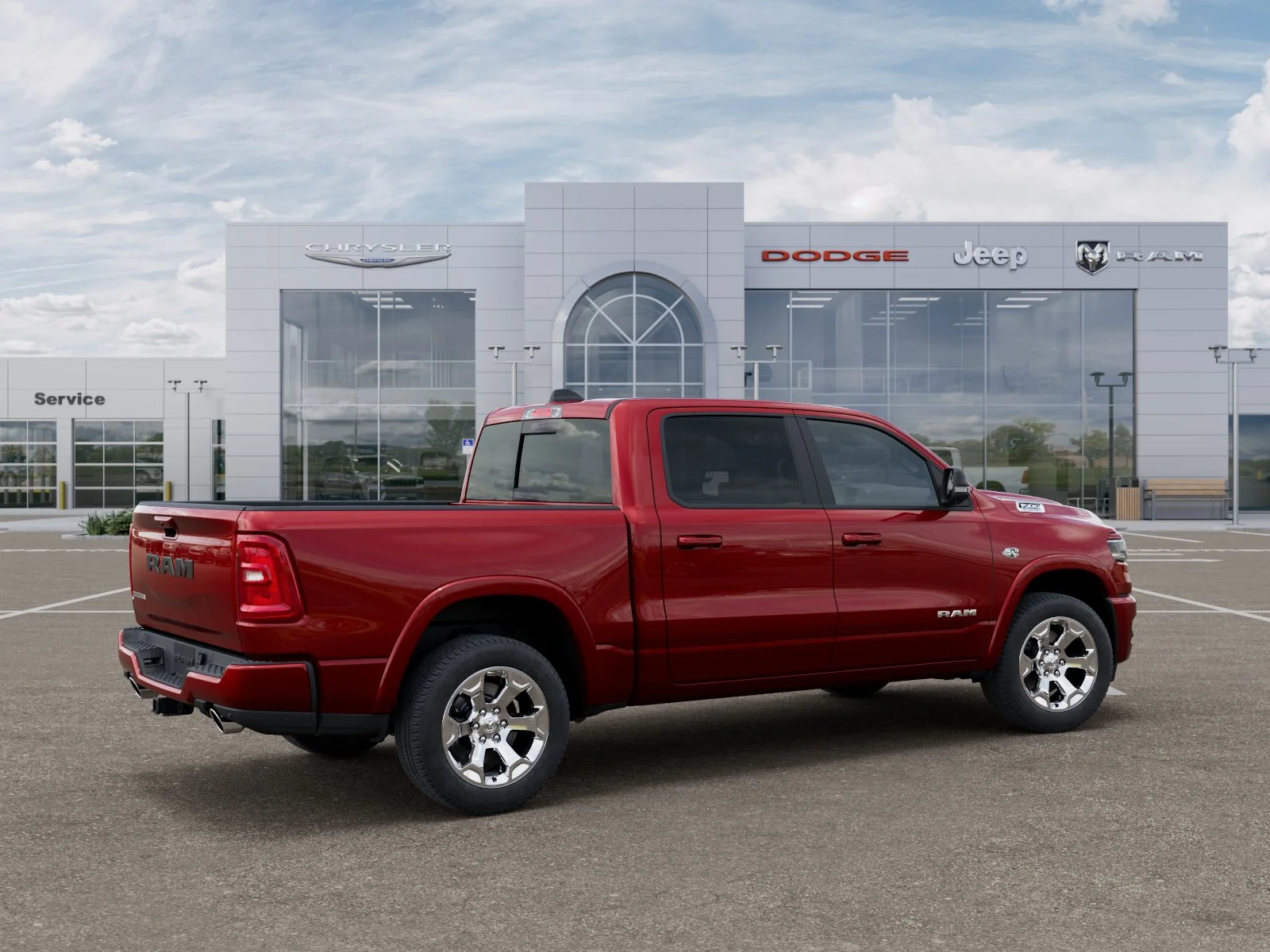 New 2026 Molten Red Pearlcoat RAM Big Horn/Lone Star image 30
