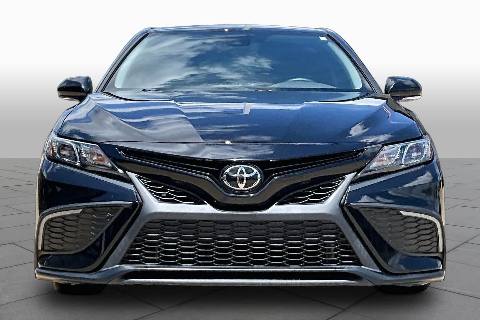 Used 2023 Midnight Black Metallic Toyota SE Nightshade image 3