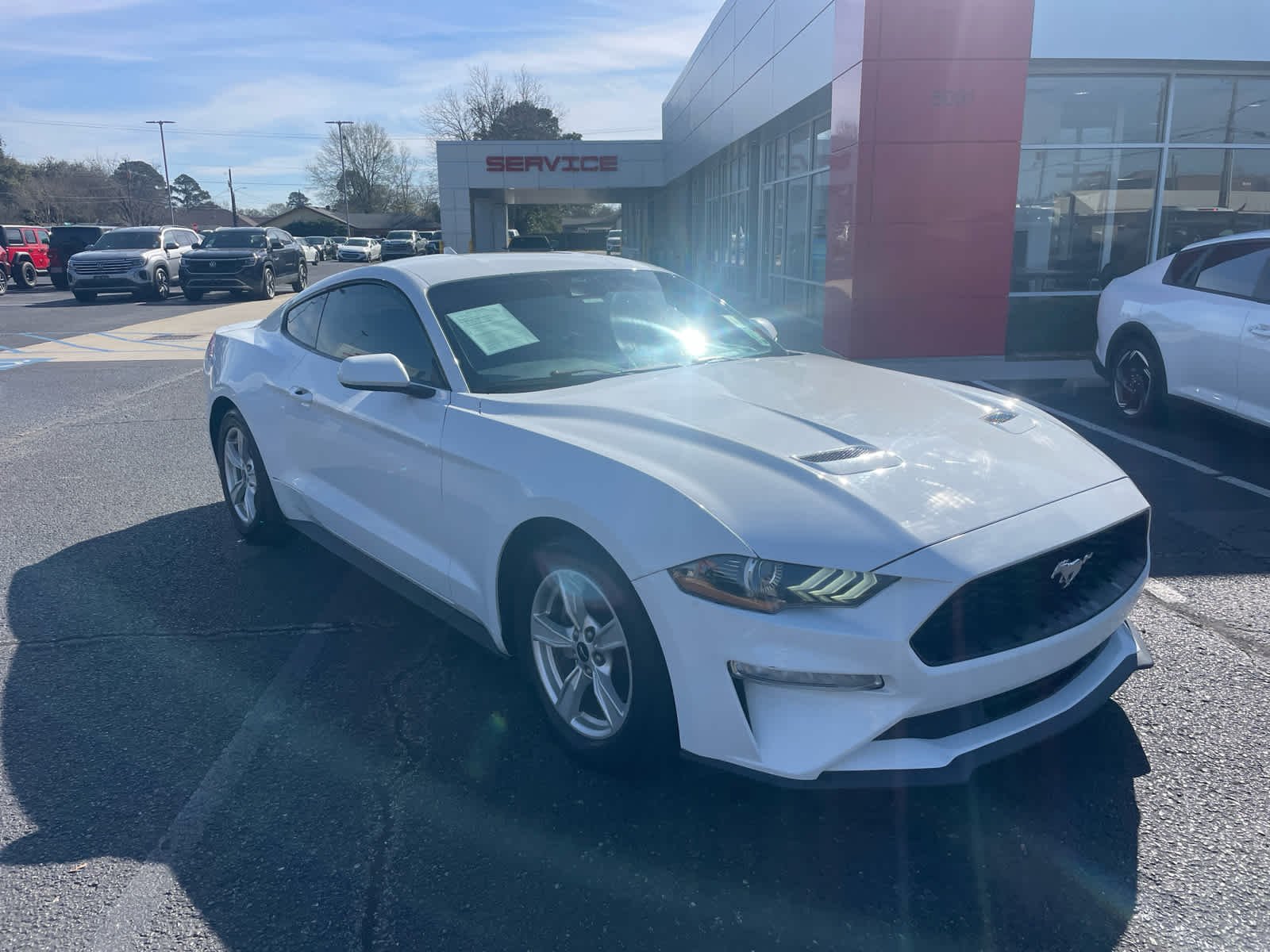 Used 2021 Ford Mustang EcoBoost with VIN 1FA6P8TH5M5153977 for sale in Broussard, LA