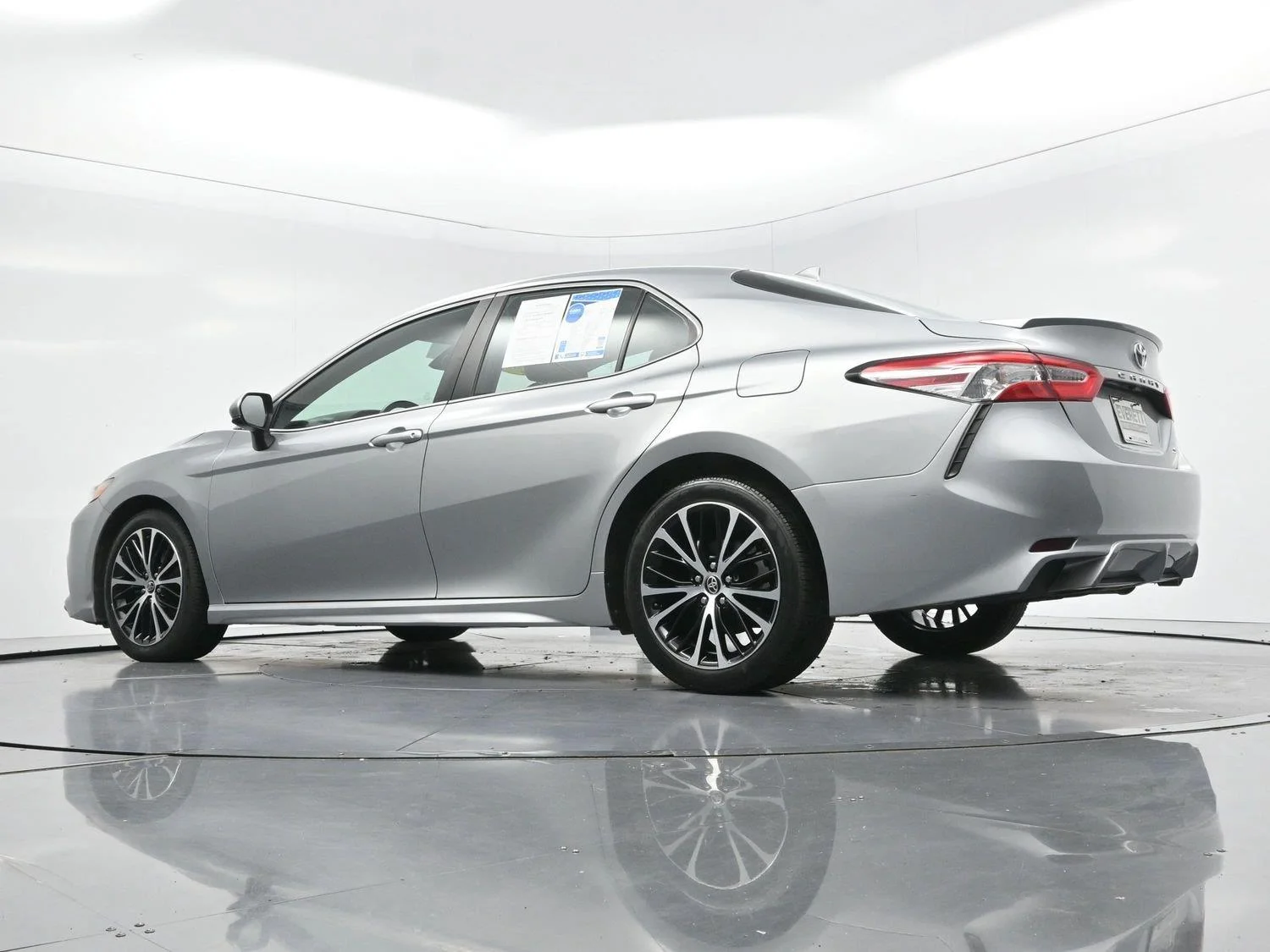 Used 2020 Celestial Silver Metallic Toyota SE image 48