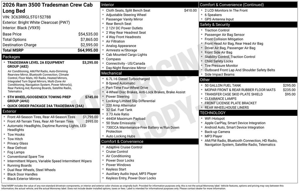 2026 RAM 3500 Tradesman - Photo 22