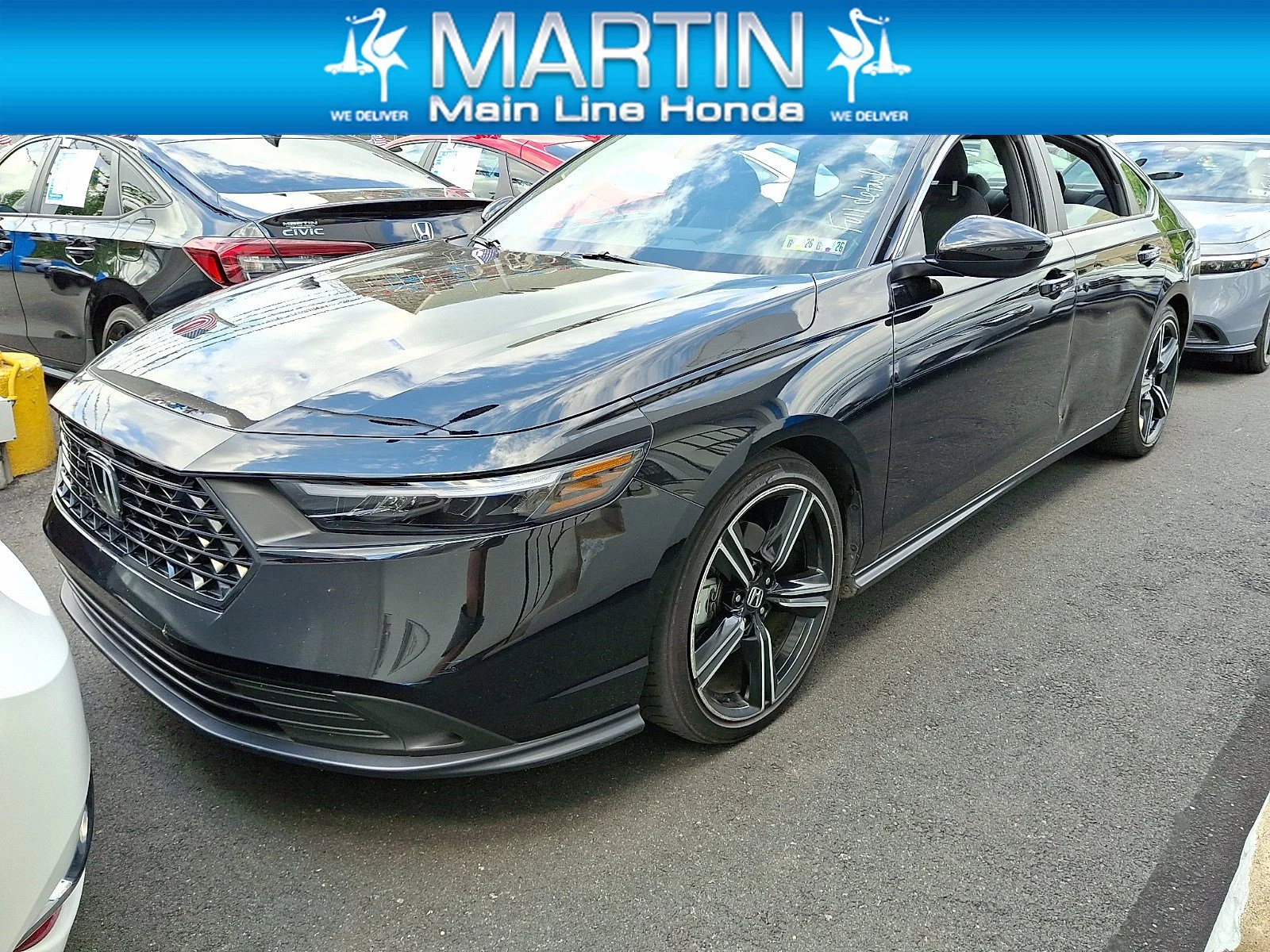 Used 2025 Crystal Black Pearl Honda Sport image 1