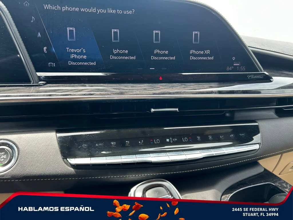 Used 2021 DARK MOON BLUE METALLIC Cadillac Premium Luxury image 31