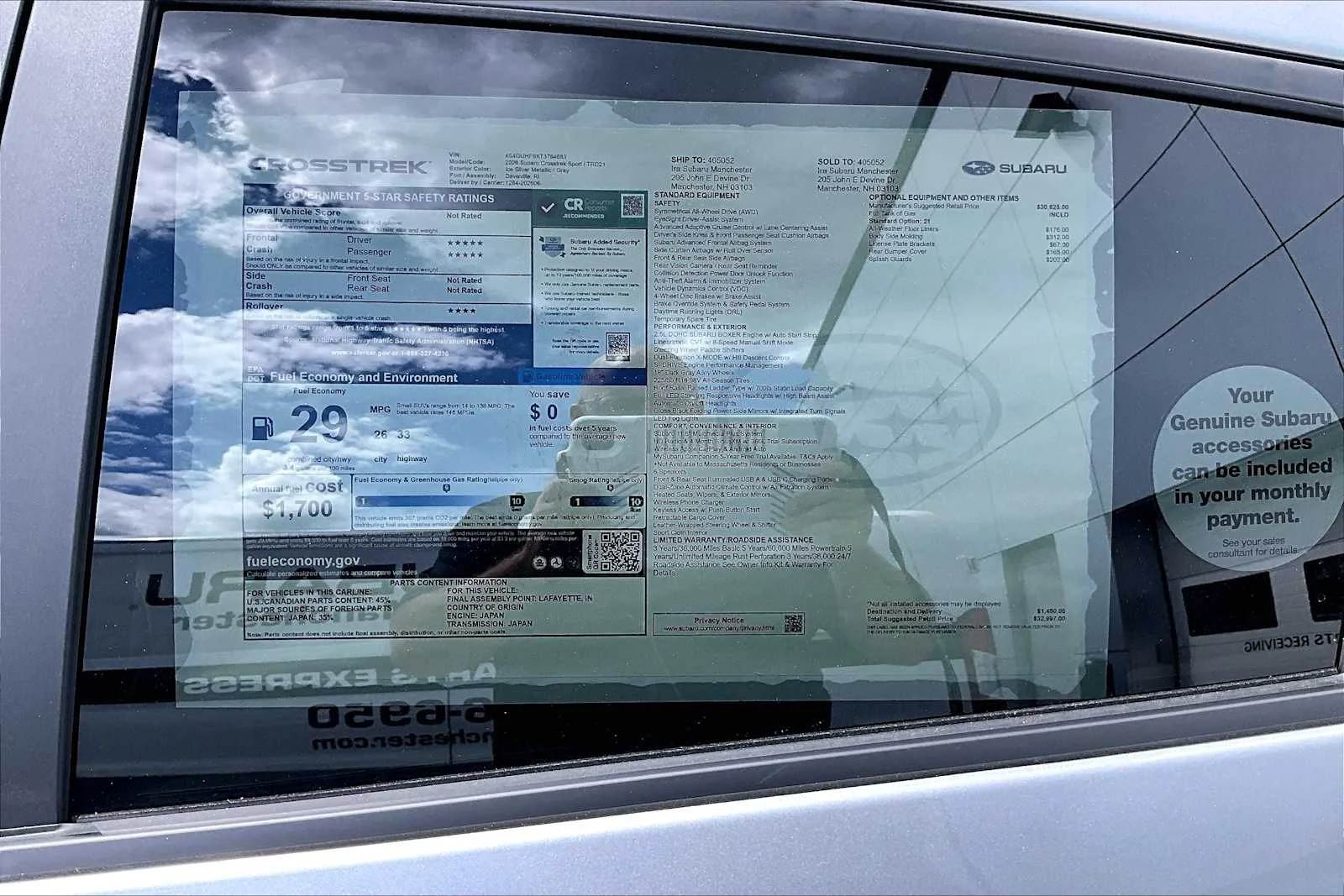 New 2026 Ice Silver Metallic Subaru Sport image 19