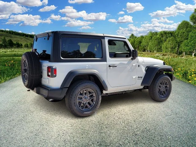 New 2026 Bright White Clear-Coat Exterior Paint Jeep Sport S image 4