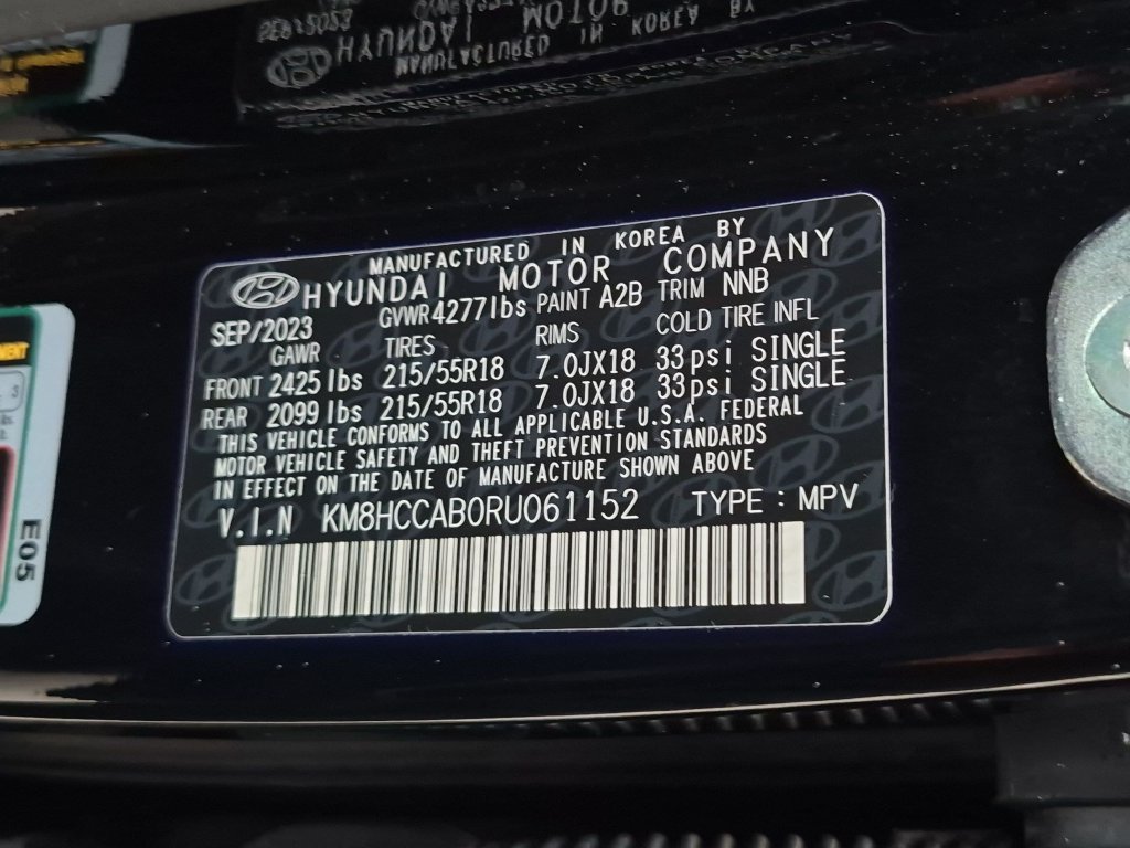 Used 2024 Black Hyundai SEL image 33