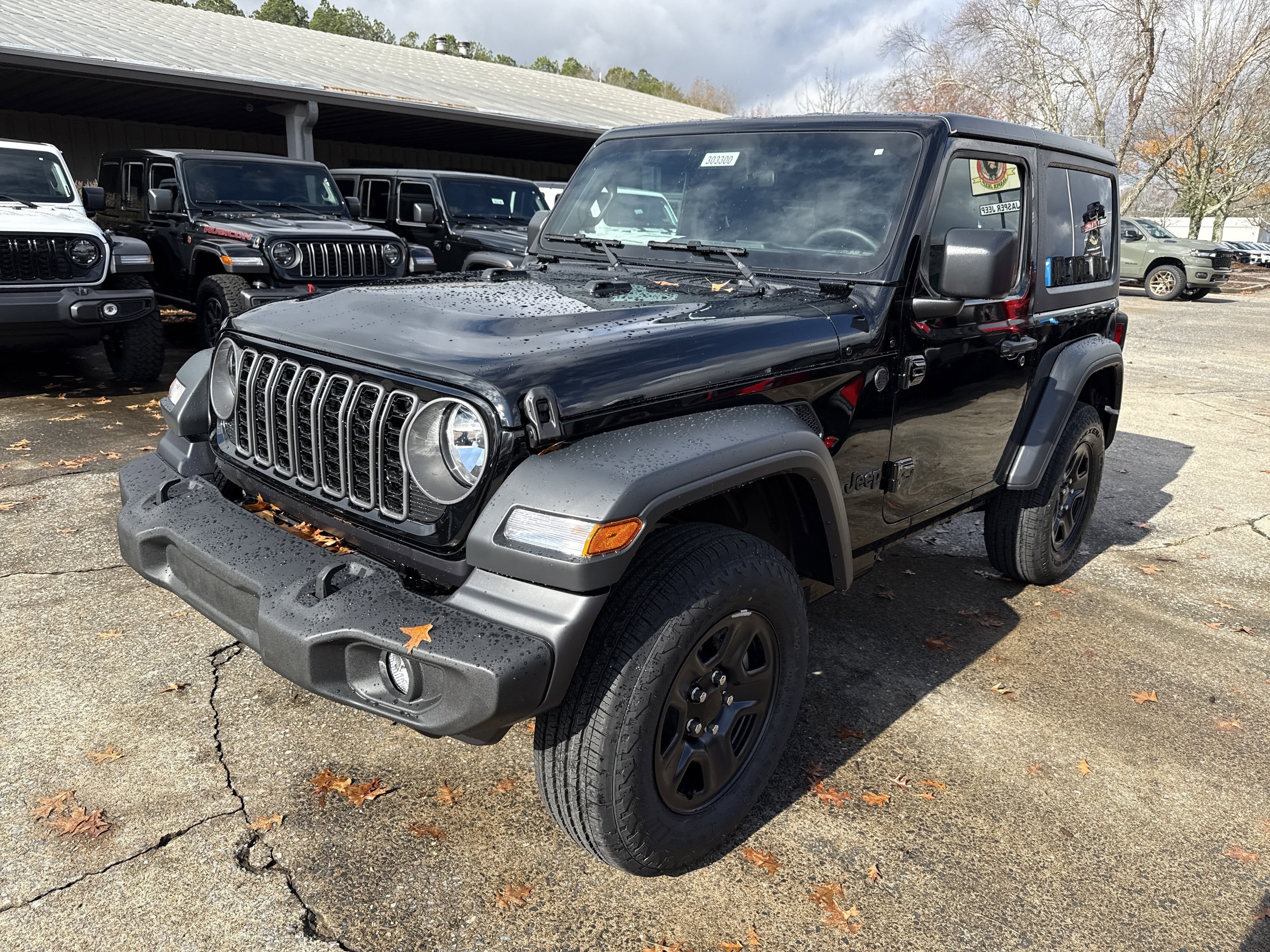 New 2026 Black Clearcoat Jeep Sport image 3