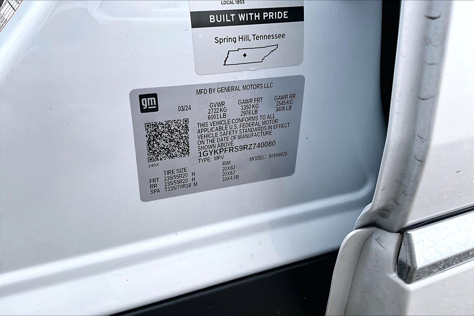 Used 2024 Crystal White Tricoat Cadillac AWD Premium Luxury image 39