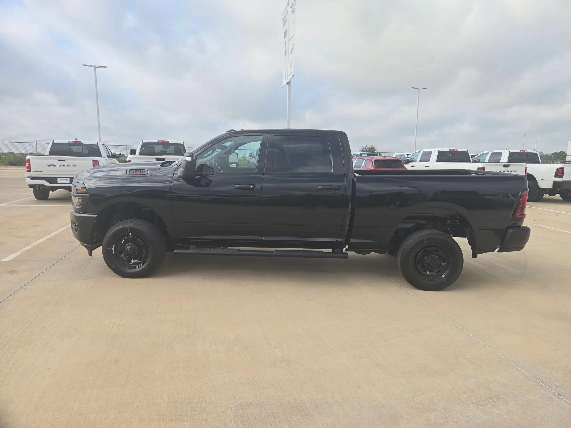 New 2026 Diamond Black Crystal Pearlcoat RAM Tradesman image 6