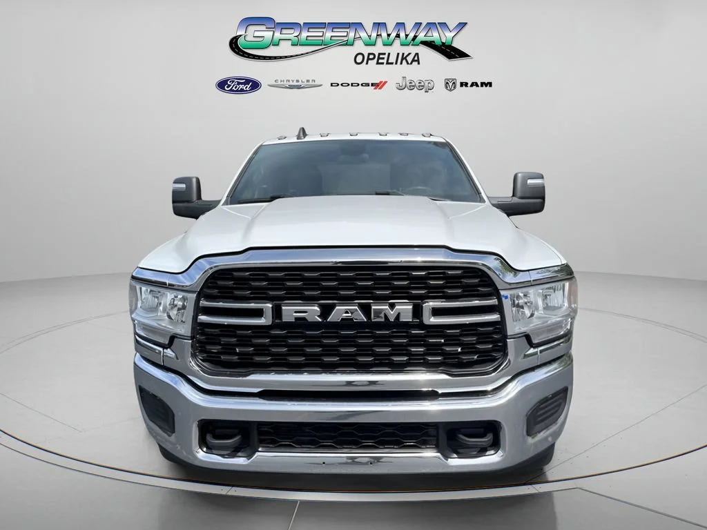 Used 2024 Bright White Clearcoat Ram SLT image 2