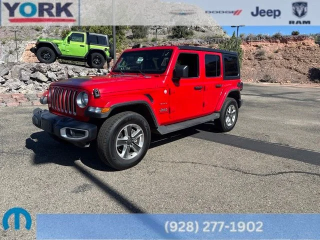Used 2023 Red Jeep Sahara image 1