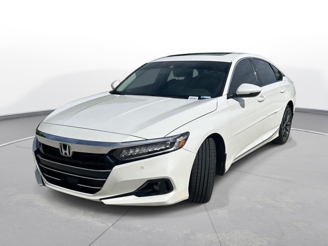 Used 2021 Platinum White Pearl Honda EX-L image 2