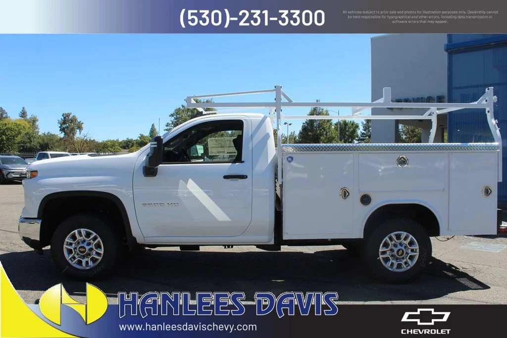 New 2026 White Chevrolet Work Truck image 2