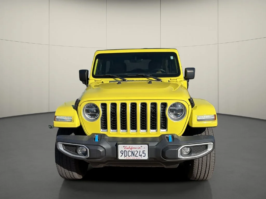 Used 2022 Yellow Jeep Unlimited Sahara 4xe image 2