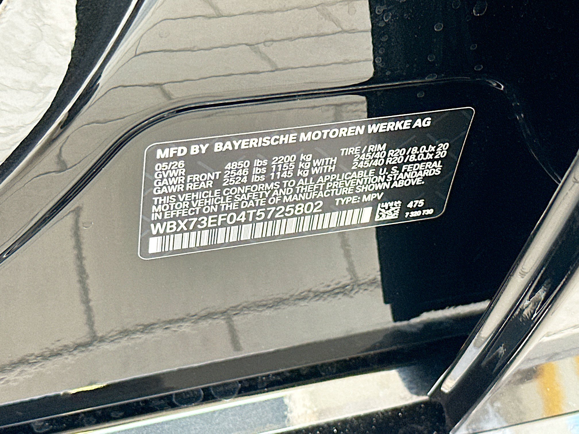 New 2026 Black Sapphire Metallic BMW xDrive28i image 24