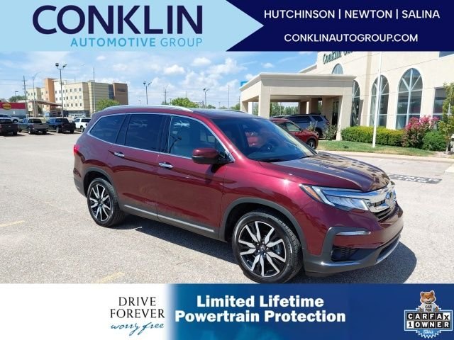 Used 2020 Deep Scarlet Pearl Honda Touring image 1