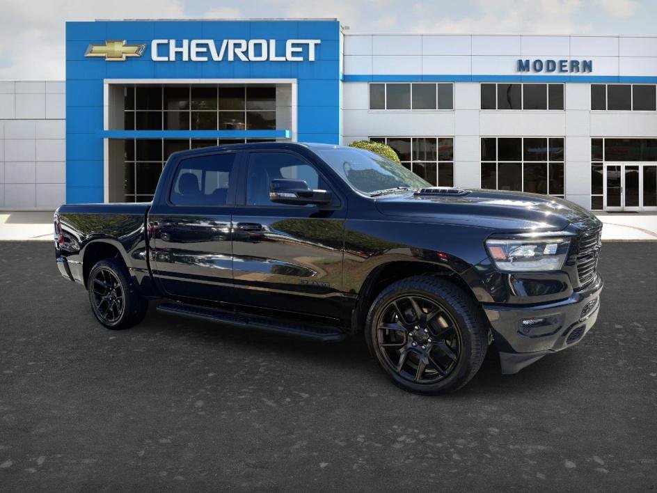 Used 2023 Diamond Black Crystal Pearlcoat Ram Laramie image 6