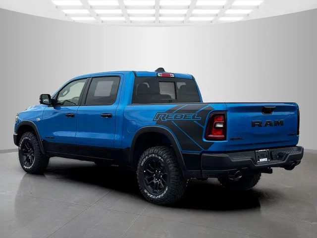 New 2026 Hydro Blue Pearl-Coat Exterior Paint RAM REBEL image 5