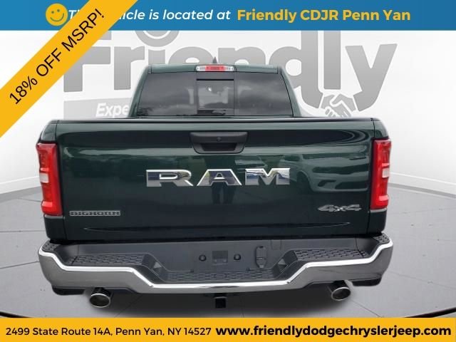 New 2026 Serrano Green Metallic RAM Big Horn/Lone Star image 4