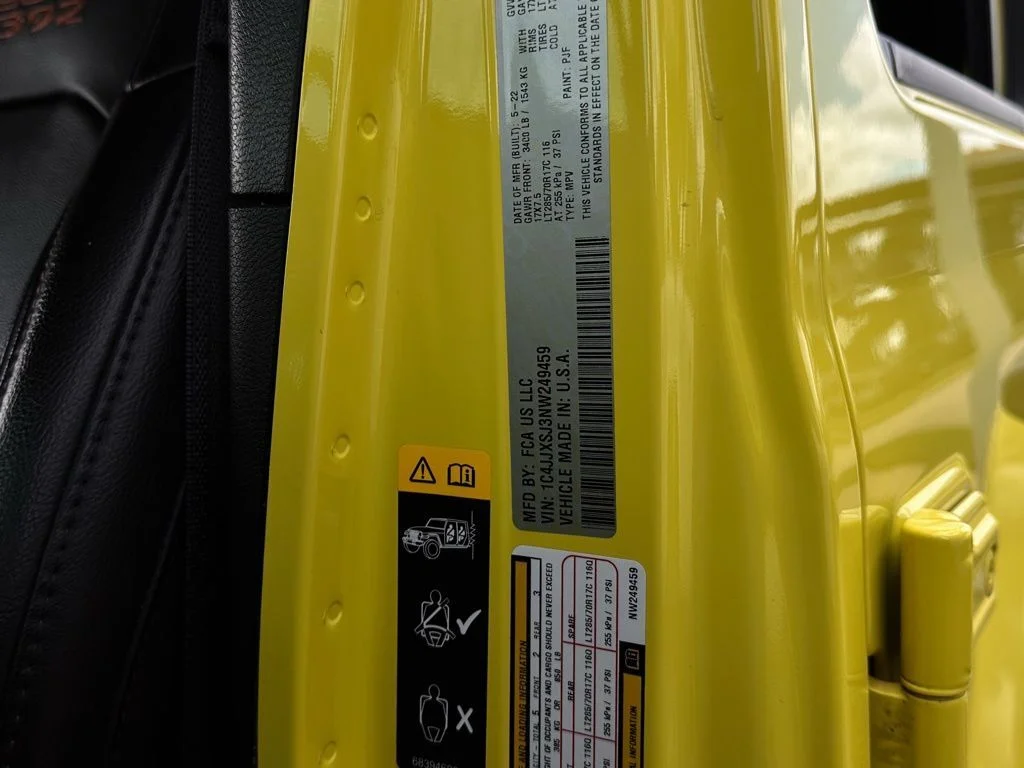 Used 2022 Yellow Jeep Unlimited Rubicon 392 image 23