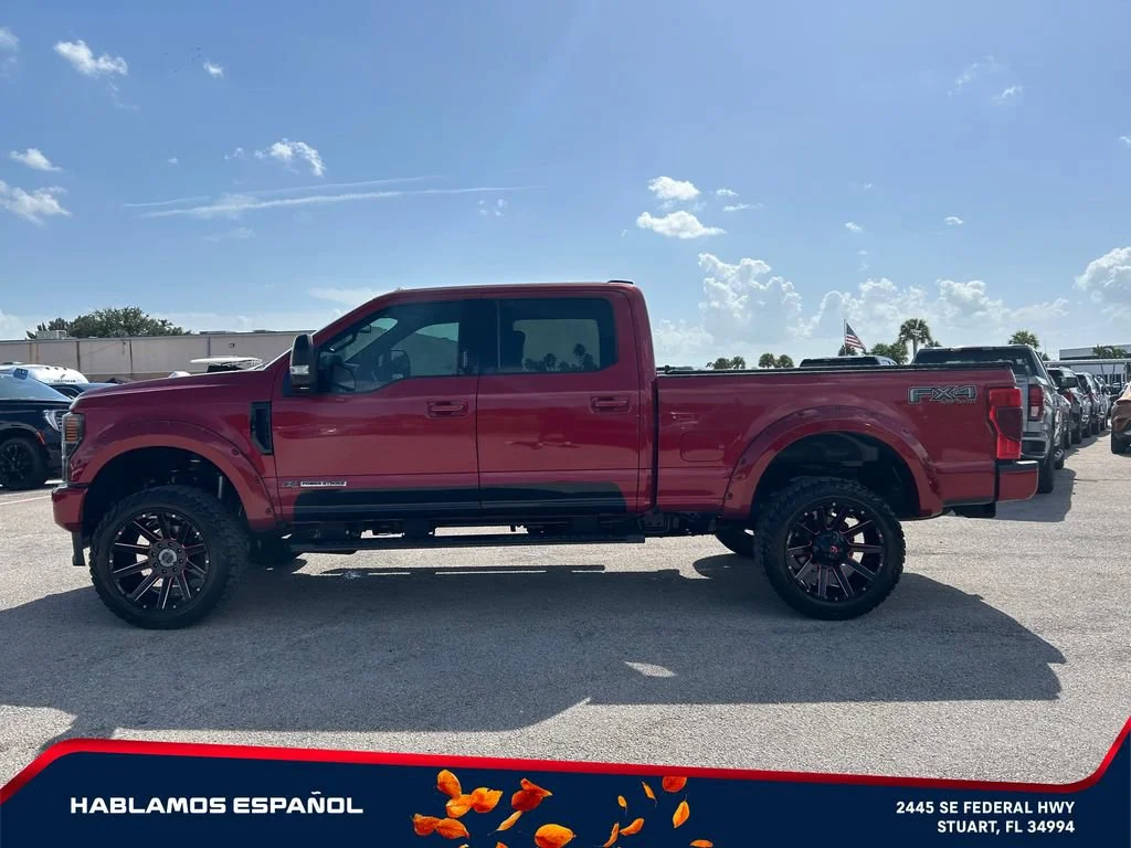 Used 2021 Red Ford LARIAT image 4